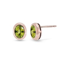 Orecchini Fiore Roberta srl Donna Pop in Oro rosa Peridoto FO4453R62